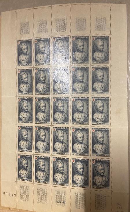 1910-1959 Ensemble de 10 classeurs de feuilles avec