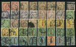 1878-1939 Mint and used selection of ca150 stamps on