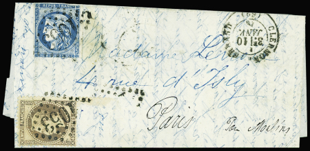 N°31 + 45C (leg touché) OBL GC 1053 + T17 "Clermont