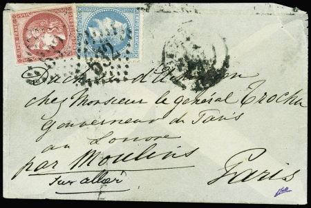 BELGIQUE - N°29B + 49 OBL GC 532 CAD Bordeaux (très