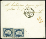 PIEMONT : Oblitération rouleau de gros points sur N°10