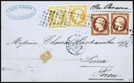 Rare tarif à 2f10 pour le PEROU - Rouleau de gros points