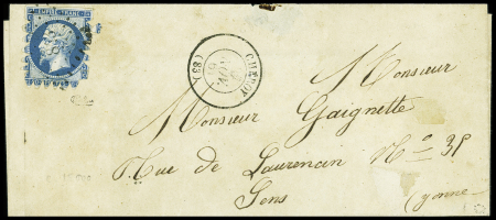 Rarissime pré-découpage (grandes dents sur 3 côtés)