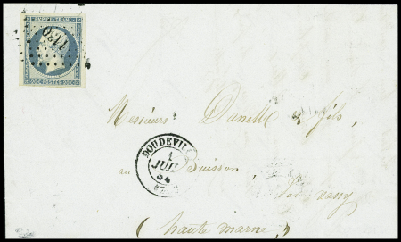 PREMIER JOUR D'EMISISION N°14Af 20c bleu laiteux, très