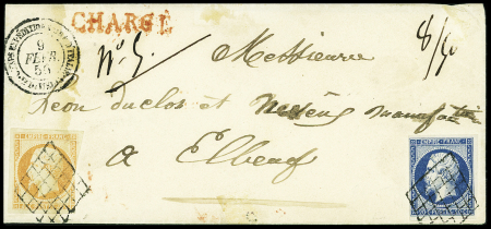 Rare enveloppe CHARGEE du Corps expéditionnaire d'Italie