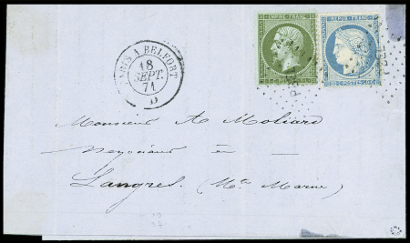 Losange P BEL sur N°19+37 càd Paris à Belfort 18 sept