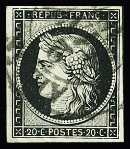 Càd T13 Amiens (76) 2 janv 1849, Somme, sur n°3a 20c