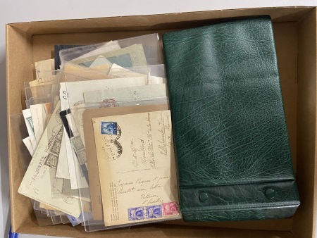 1900-1990 Beau lot de lettres taxées en 1 album et