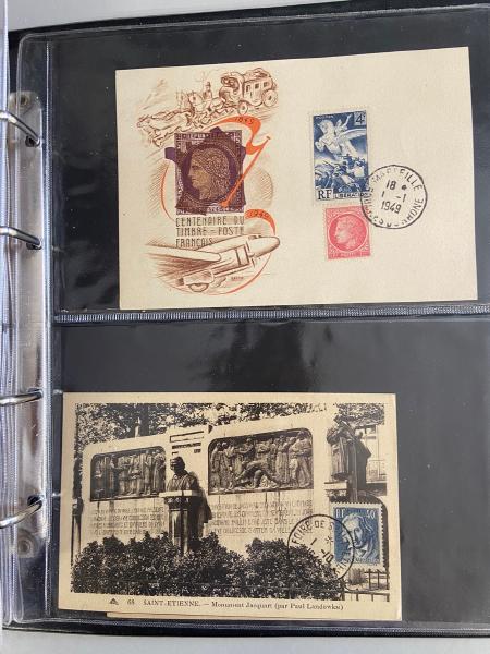 1904-2008 148 lettres avec des oblitérations temporaires