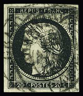 Càd T14 Granville (48) 16 janv 1849, Manche, frappé