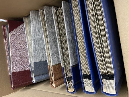 1920-1965 Quelques classeurs de stock avec de nombreux