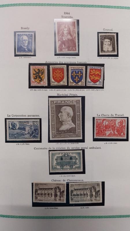 1850-1990env.Une vingtaine d'albums diversifiés avec plusieurs albums de France (dont