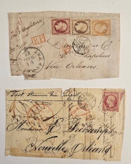 1783-1956, dans 3 boites, plus de 600 lettres anciennes