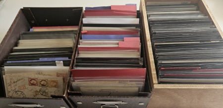1783-1956, dans 3 boites, plus de 600 lettres anciennes