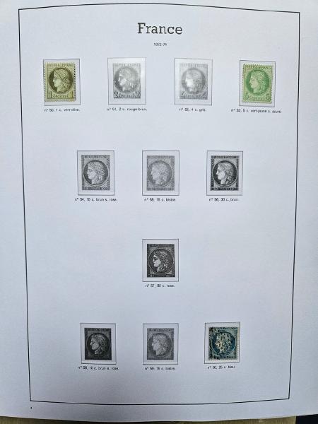 1872-2024, Collection de timbres de France neufs en 11 albums