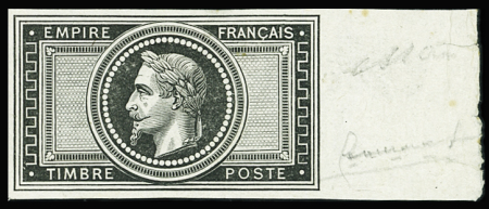 N°33 Essai sans la faciale sur papier Chine, bdf, TTB.