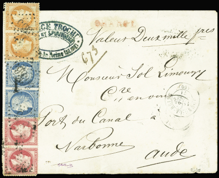 N°37c 20c bleu en paire TETE-BECHE +n°31 et 32 en paires