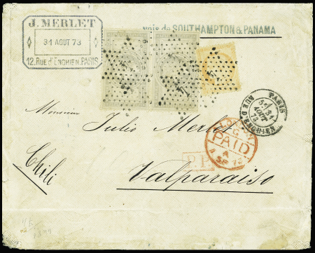 CHILI N°33 en paire (1 ex. infime défaut de dentelure)