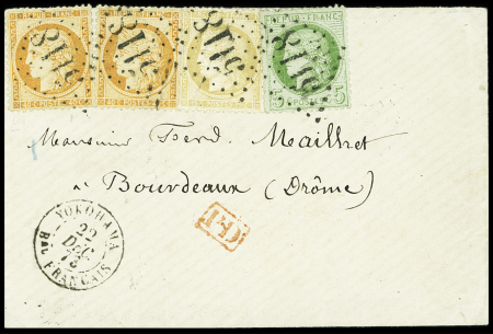 YOKOHAMA GC 5118 sur n°38 (x2) +53 +59 sur enveloppe