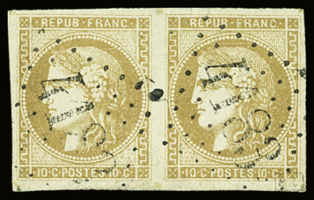 Extraordinaire variété impression au recto ET AU VERSO