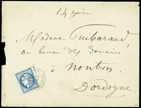 N°46A, très belles marges, obl. càd Paris Pl. de la