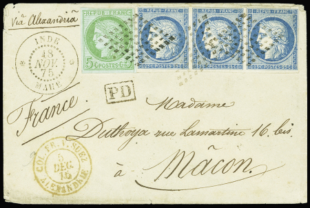 Losange spécial à 64 points de Mahé sur Col. Gen n°17