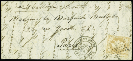 VOIE DIPLOMATIQUE Lettre avec texte daté de Tours le