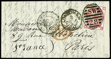 TENTATIVE D'ENTREE depuis l'Angleterre avec timbre