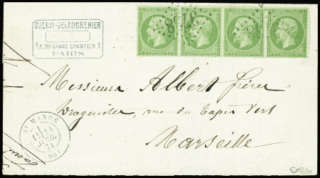 Lettre avec texte partiel datée de Paris le 22 avril