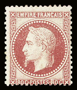 N°32 80c rose, neuf *, TB. Signé Calves