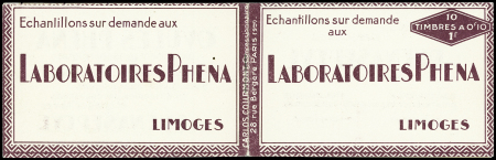 N°188-C2 Laboratoire Phena, neuf **, TB