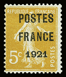N°27 5c orange, neuf *, TB. Signé Calves