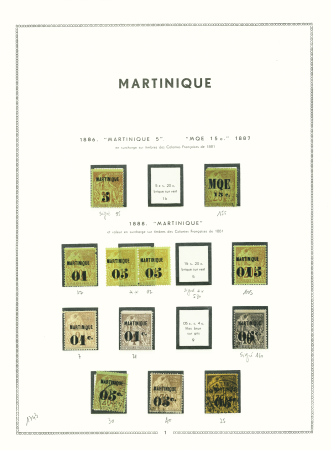 Collection sur pages MOC entre n°1 et n°30, neufs et