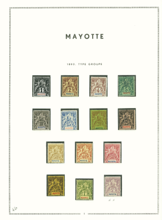 Collection du n°1 à 31 sauf n°17, neuf */**, sur pages