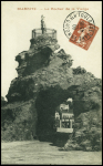 9 pseudo-entiers cartes postales 5c semeuse rouge 