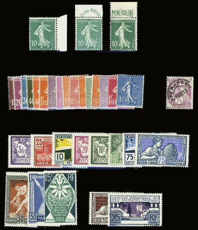 Année complète 1924 Numéros 183 à 215 34 valeurs