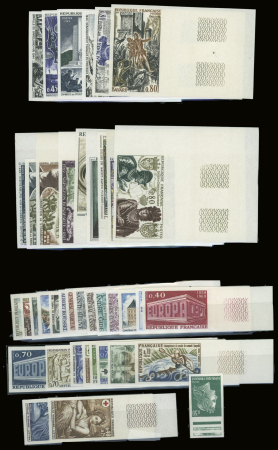 N°1582/1620 année complète 1969  40 valeurs bdf ne