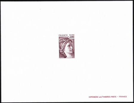 N°1962/1979 Sabine  18 épreuves de luxe