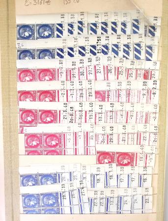 N°372/376 Cérès collection 135 coins datés neuf **