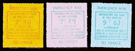 N°11/13 3 valeurs neuf ** TB