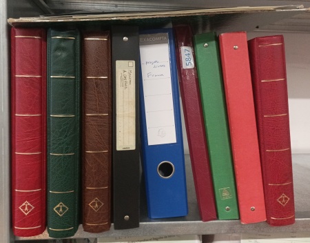 1900-1969, Etude en 8 classeurs du timbre type BLANC