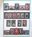1930-2005 Collection de France en 5 classeurs de timbres