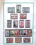 1930-2005 Collection de France en 5 classeurs de timbres