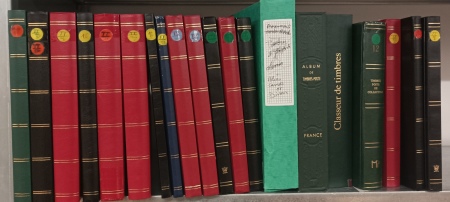 1816-2017, Collection de France (1849-2011) en 5 classeurs,