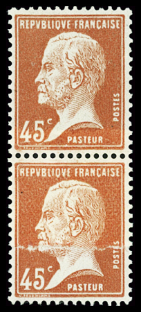 N°175b 45c rouge, variété impression sur raccord, neuf