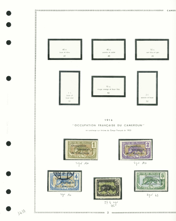 N°53 à 66, Les 14 valeurs oblitérées (en neufs les