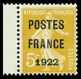 N°30 5c orange, neuf ** avec bdf, TB. Signé Calves