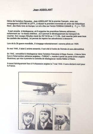 1936 (oct.) 6 lettres des vols intérieurs de Jean Assolant