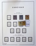 Collection de Zanzibar sur pages MOC avec les n° 2,