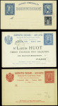 3 pseudo-entiers L. Huot (bande, carte lettre, CP 